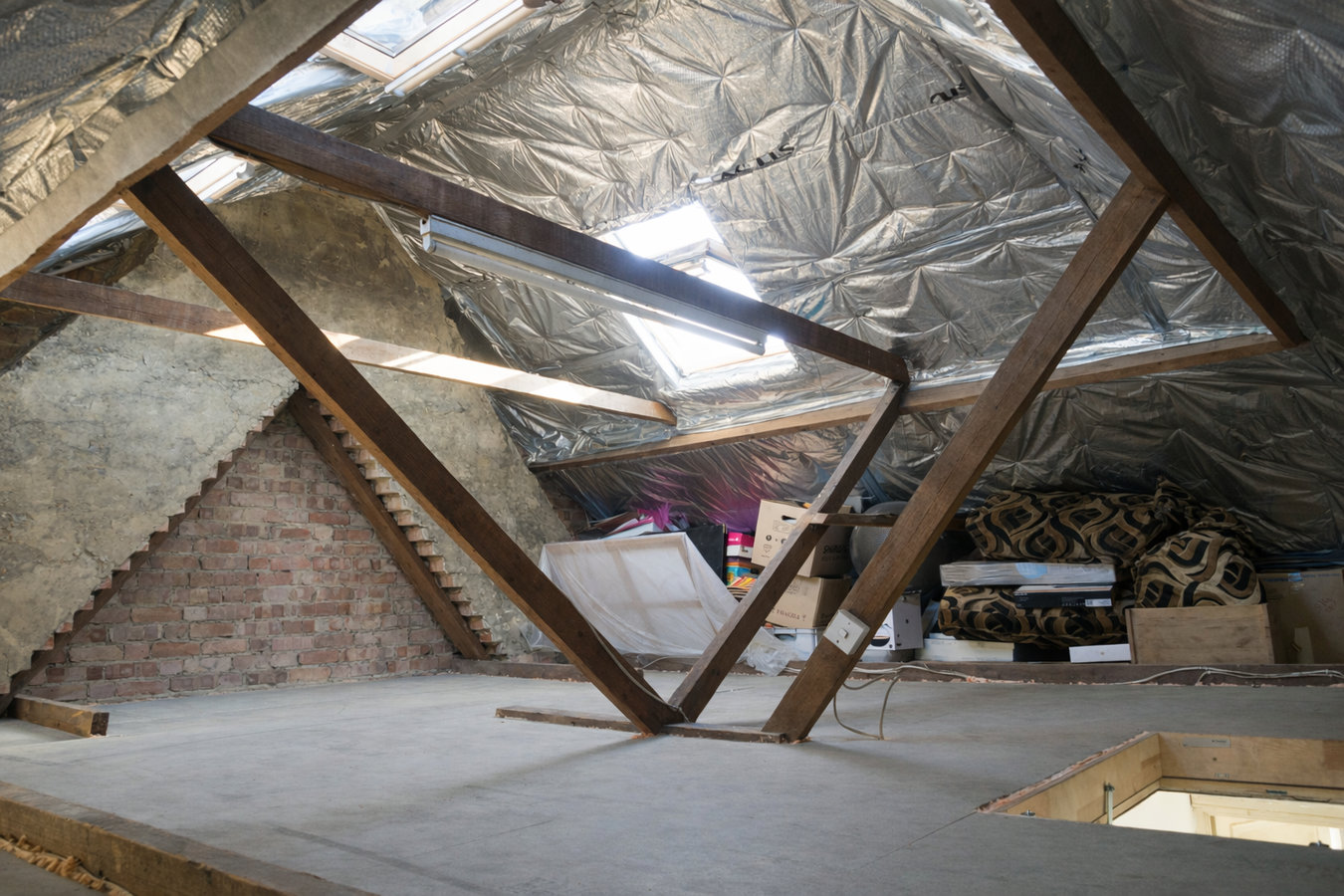 Attic insulation