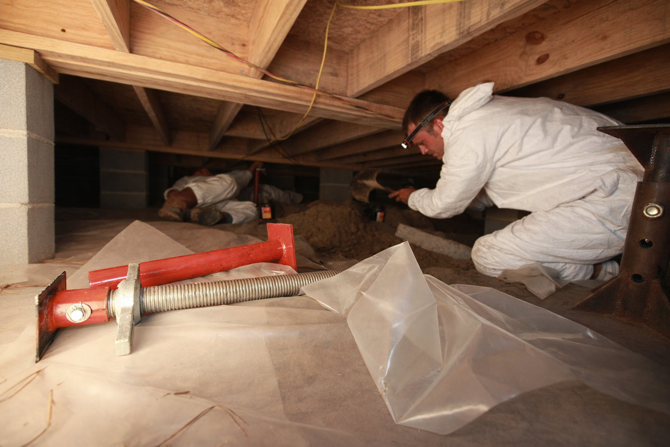 Vapor barrier installation